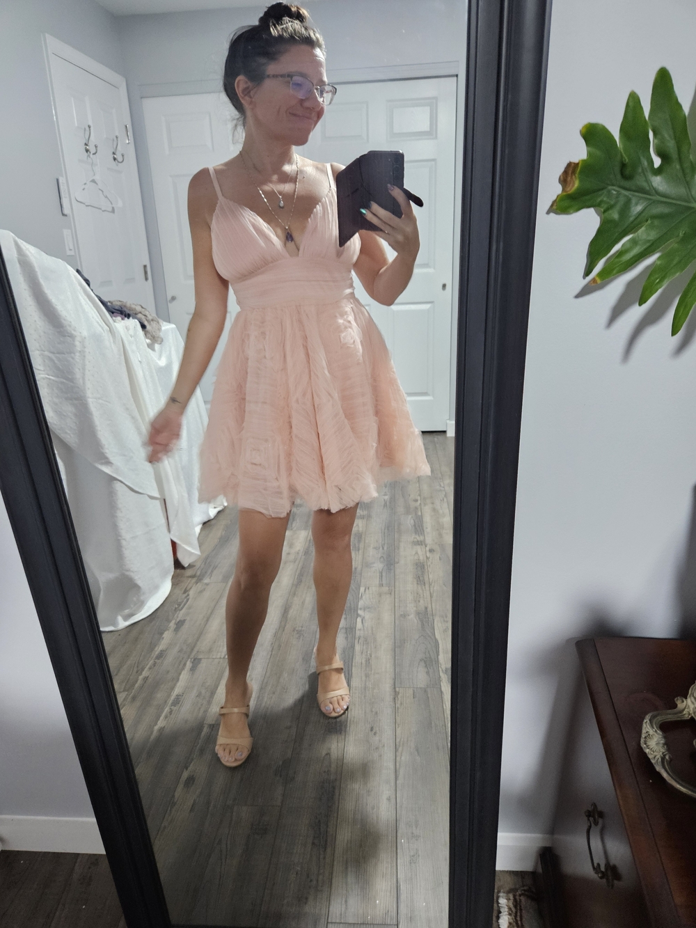 Windsor Blush Pink Spaghetti-Strap Mini Dress - Picture 4 of 8